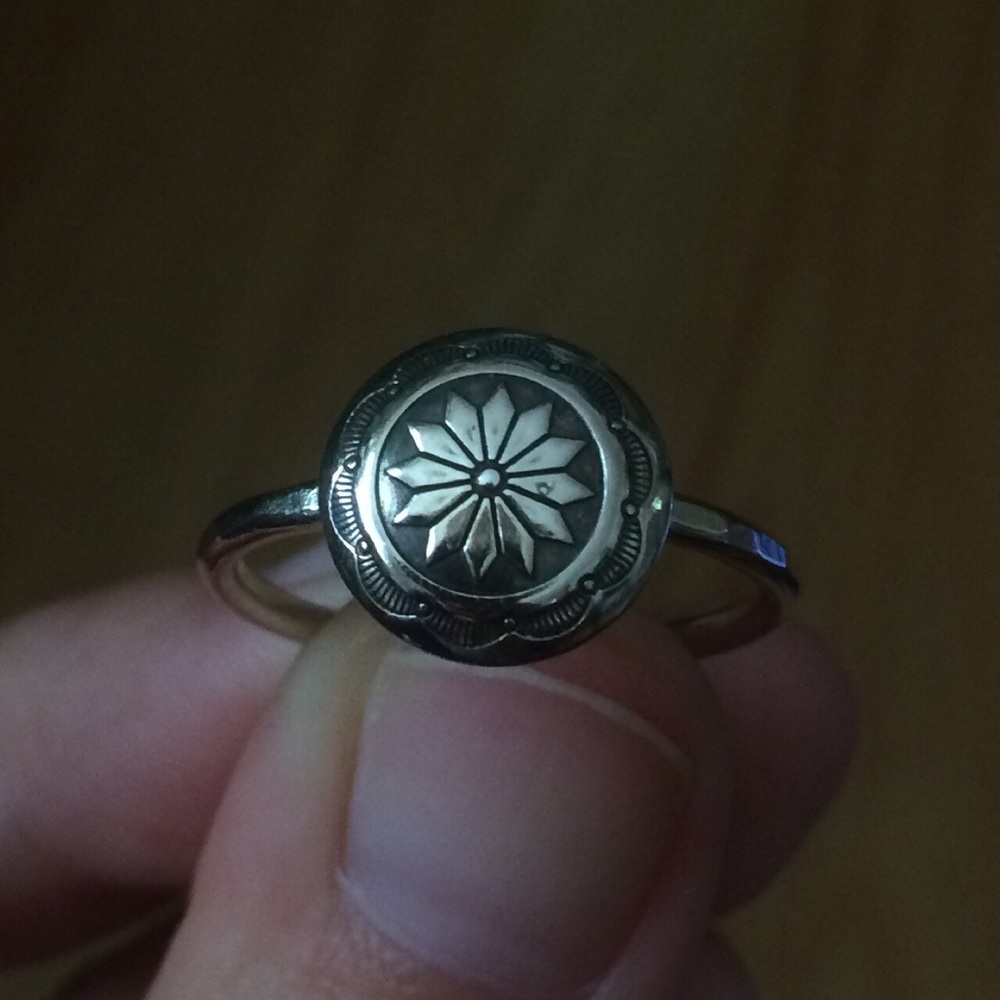 STERLING SILVER CONCHO RING 🌵 - Picture 1 of 4